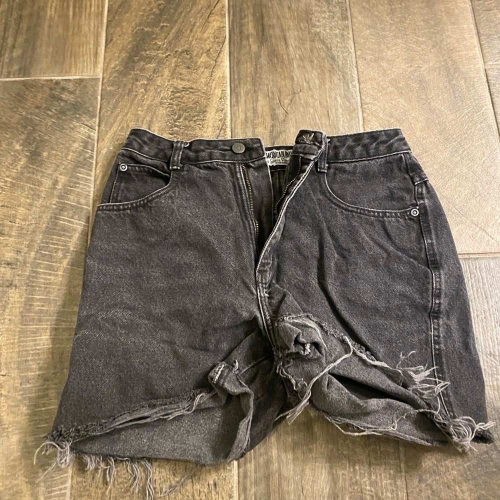 High waisted shorts.